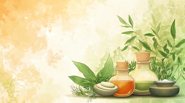 ayurveda with copy space background 1279562 236441